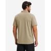 image:imageTACVASEN Mens Golf Shirts Dry Fit Polo Short Sleeve Moisture Wicking Performance Collared Shirt for Work Casual AthleticKhaki