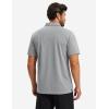 image:imageTACVASEN Mens Golf Shirts Dry Fit Polo Short Sleeve Moisture Wicking Performance Collared Shirt for Work Casual AthleticLightgrey