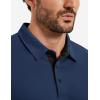 image:imageTACVASEN Mens Golf Shirts Dry Fit Polo Short Sleeve Moisture Wicking Performance Collared Shirt for Work Casual AthleticNavy