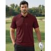 image:imageTACVASEN Mens Golf Shirts Dry Fit Polo Short Sleeve Moisture Wicking Performance Collared Shirt for Work Casual AthleticWinered