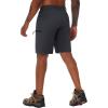 image:imageTACVASEN Mens Hiking Cargo Shorts 10 Quick Dry Lightweight Casual Summer Outdoor Golf Shorts with 5 Zipper Pockets01 Dark Grey
