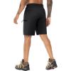 image:imageTACVASEN Mens Hiking Cargo Shorts 10 Quick Dry Lightweight Casual Summer Outdoor Golf Shorts with 5 Zipper Pockets02 Black