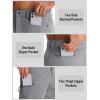 image:imageTACVASEN Mens Hiking Cargo Shorts 10 Quick Dry Lightweight Casual Summer Outdoor Golf Shorts with 5 Zipper Pockets03 Light Grey