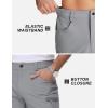 image:imageTACVASEN Mens Hiking Cargo Shorts 10 Quick Dry Lightweight Casual Summer Outdoor Golf Shorts with 5 Zipper Pockets03 Light Grey