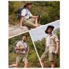image:imageTACVASEN Mens Hiking Cargo Shorts 10 Quick Dry Lightweight Casual Summer Outdoor Golf Shorts with 5 Zipper Pockets04 Khaki