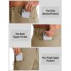 image:imageTACVASEN Mens Hiking Cargo Shorts 10 Quick Dry Lightweight Casual Summer Outdoor Golf Shorts with 5 Zipper Pockets04 Khaki