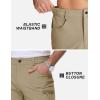 image:imageTACVASEN Mens Hiking Cargo Shorts 10 Quick Dry Lightweight Casual Summer Outdoor Golf Shorts with 5 Zipper Pockets04 Khaki