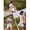 image:imageTACVASEN Mens Hiking Cargo Shorts 10 Quick Dry Lightweight Casual Summer Outdoor Golf Shorts with 5 Zipper Pockets05 White