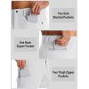 image:imageTACVASEN Mens Hiking Cargo Shorts 10 Quick Dry Lightweight Casual Summer Outdoor Golf Shorts with 5 Zipper Pockets05 White