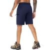 image:imageTACVASEN Mens Hiking Cargo Shorts 10 Quick Dry Lightweight Casual Summer Outdoor Golf Shorts with 5 Zipper Pockets07 Navy