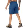 image:imageTACVASEN Mens Hiking Cargo Shorts 10 Quick Dry Lightweight Casual Summer Outdoor Golf Shorts with 5 Zipper Pockets08 Blue Gray