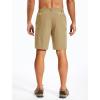 image:imageTACVASEN Mens Hiking Cargo Shorts 9 Quick Dry Lightweight Water Resistant Shorts Casual Golf Work with 5 Pockets03khaki