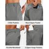 image:imageTACVASEN Mens Hiking Cargo Shorts 9 Quick Dry Lightweight Water Resistant Shorts Casual Golf Work with 5 Pockets04medium Grey