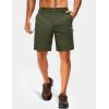 image:imageTACVASEN Mens Hiking Cargo Shorts 9 Quick Dry Lightweight Water Resistant Shorts Casual Golf Work with 5 Pockets06army Green
