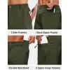 image:imageTACVASEN Mens Hiking Cargo Shorts 9 Quick Dry Lightweight Water Resistant Shorts Casual Golf Work with 5 Pockets06army Green