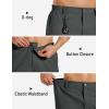 image:imageTACVASEN Mens Hiking Cargo Shorts Quick Dry WaterResistant Lightweight Tactical Outdoor Work Shorts with 8 Pockets01 Dark Grey