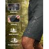 image:imageTACVASEN Mens Hiking Cargo Shorts Quick Dry WaterResistant Lightweight Tactical Outdoor Work Shorts with 8 Pockets01 Dark Grey