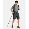 image:imageTACVASEN Mens Hiking Cargo Shorts Quick Dry WaterResistant Lightweight Tactical Outdoor Work Shorts with 8 Pockets01 Dark Grey