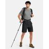 image:imageTACVASEN Mens Hiking Cargo Shorts Quick Dry WaterResistant Lightweight Tactical Outdoor Work Shorts with 8 Pockets02 Black