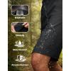 image:imageTACVASEN Mens Hiking Cargo Shorts Quick Dry WaterResistant Lightweight Tactical Outdoor Work Shorts with 8 Pockets02 Black