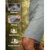 image:imageTACVASEN Mens Hiking Cargo Shorts Quick Dry WaterResistant Lightweight Tactical Outdoor Work Shorts with 8 Pockets03 Light Grey