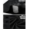 image:imageTACVASEN Mens Long Sleeve Henley Shirts 3Button Moisture Wicking Tee Solid Color Soft Basic Casual Tshirt01 Black
