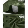 image:imageTACVASEN Mens Long Sleeve Henley Shirts 3Button Moisture Wicking Tee Solid Color Soft Basic Casual Tshirt07 Army Green