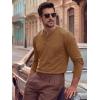 image:imageTACVASEN Mens Long Sleeve Henley Shirts 3Button Moisture Wicking Tee Solid Color Soft Basic Casual Tshirt10 Mud Brown