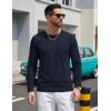 image:imageTACVASEN Mens Long Sleeve TShirts Casual Crewneck Pocket Tshirt Moisture Wicking Soft Plain Basic Classic Pullover TeeNavy