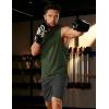 image:imageTACVASEN Mens Muscle Tank Tops Dry Fit Workout Shirts Gym Sleeveless Shirts Bodybuilding Athletic Training RunningArmy Green