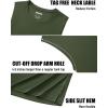 image:imageTACVASEN Mens Muscle Tank Tops Dry Fit Workout Shirts Gym Sleeveless Shirts Bodybuilding Athletic Training RunningArmy Green