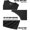 image:imageTACVASEN Mens Muscle Tank Tops Dry Fit Workout Shirts Gym Sleeveless Shirts Bodybuilding Athletic Training RunningBlack