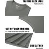 image:imageTACVASEN Mens Muscle Tank Tops Dry Fit Workout Shirts Gym Sleeveless Shirts Bodybuilding Athletic Training RunningMedium Grey