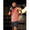 image:imageTACVASEN Mens Muscle Tank Tops Dry Fit Workout Shirts Gym Sleeveless Shirts Bodybuilding Athletic Training RunningPink
