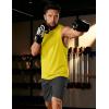image:imageTACVASEN Mens Muscle Tank Tops Dry Fit Workout Shirts Gym Sleeveless Shirts Bodybuilding Athletic Training RunningYellow