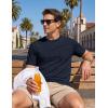 image:imageTACVASEN Mens Pocket TShirt UPF 80 Short Sleeve Soft Crew Neck Lightweight Tee Summer Casual Basic Plain Tshirts03 Navy Blue