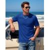 image:imageTACVASEN Mens Pocket TShirt UPF 80 Short Sleeve Soft Crew Neck Lightweight Tee Summer Casual Basic Plain Tshirts05 Royal Blue