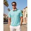 image:imageTACVASEN Mens Pocket TShirt UPF 80 Short Sleeve Soft Crew Neck Lightweight Tee Summer Casual Basic Plain Tshirts06 Blue
