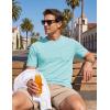 image:imageTACVASEN Mens Pocket TShirt UPF 80 Short Sleeve Soft Crew Neck Lightweight Tee Summer Casual Basic Plain Tshirts06 Blue