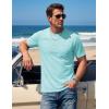 image:imageTACVASEN Mens Pocket TShirt UPF 80 Short Sleeve Soft Crew Neck Lightweight Tee Summer Casual Basic Plain Tshirts06 Blue