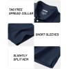 image:imageTACVASEN Mens Polo Shirts Short Sleeve 3 Buttons Casual Polo Cotton Pique TShirts Moisture Wicking Golf ShirtsNavy