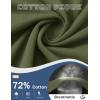 image:imageTACVASEN Mens Polo Shirts Short Sleeve 3 Buttons Cotton Pique Casual Classic Fit TShirt Performance Golf ShirtsArmygreen