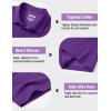 image:imageTACVASEN Mens Polo Shirts Short Sleeve 3 Buttons Cotton Pique Casual Classic Fit TShirt Performance Golf ShirtsPurple