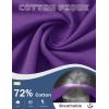image:imageTACVASEN Mens Polo Shirts Short Sleeve 3 Buttons Cotton Pique Casual Classic Fit TShirt Performance Golf ShirtsPurple
