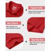 image:imageTACVASEN Mens Polo Shirts Short Sleeve 3 Buttons Cotton Pique Casual Classic Fit TShirt Performance Golf ShirtsRed