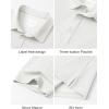 image:imageTACVASEN Mens Polo Shirts Short Sleeve 3 Buttons Cotton Pique Casual Classic Fit TShirt Performance Golf ShirtsWhite