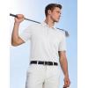 image:imageTACVASEN Mens Polo Shirts with Pocket Golf Polos Dry Fit Performance Short Sleeve Collared Shirt Casual Athletic Work04white