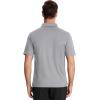 image:imageTACVASEN Mens Polo Shirts with Pocket Golf Polos Dry Fit Performance Short Sleeve Collared Shirt Casual Athletic Work06light Gray