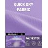 image:imageTACVASEN Mens Polo Shirts with Pocket Golf Polos Dry Fit Performance Short Sleeve Collared Shirt Casual Athletic Work07light Purple