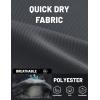 image:imageTACVASEN Mens Polo Shirts with Pocket Golf Polos Dry Fit Performance Short Sleeve Collared Shirt Casual Athletic Work10dark Gray